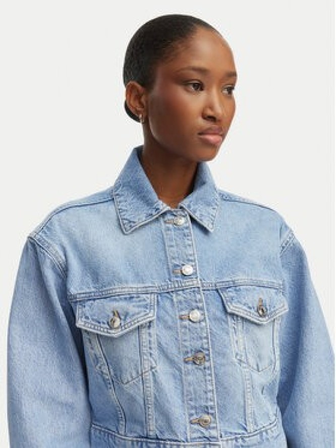 HUGO Kurtka jeansowa Galatea 50557043 Niebieski jasny Regular Fit