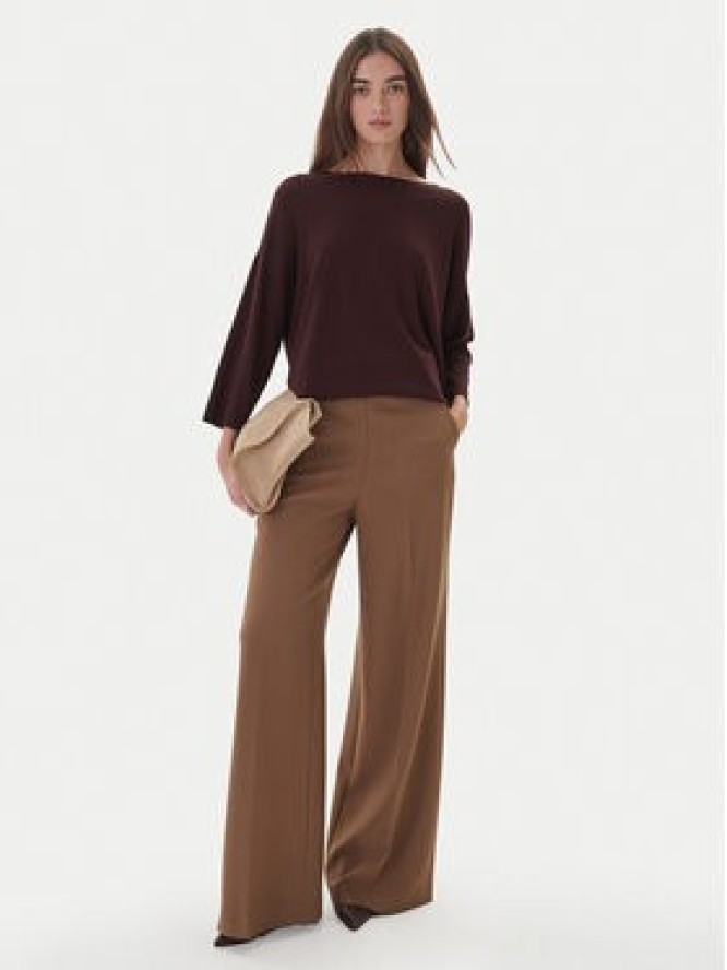 Kontatto Sweter 3M0801C Brązowy Regular Fit