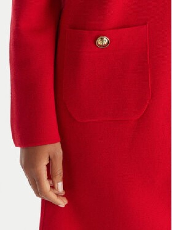 Luisa Spagnoli Sukienka dzianinowa Magilla 100109 Czerwony Regular Fit