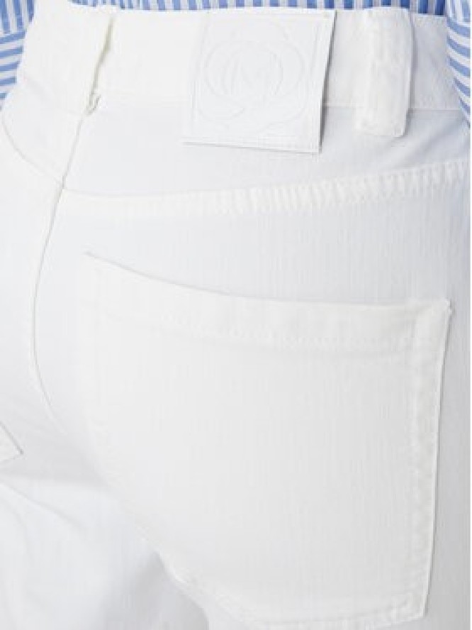 Marella Jeansy Esodo 2613131034 Biały Flare Fit