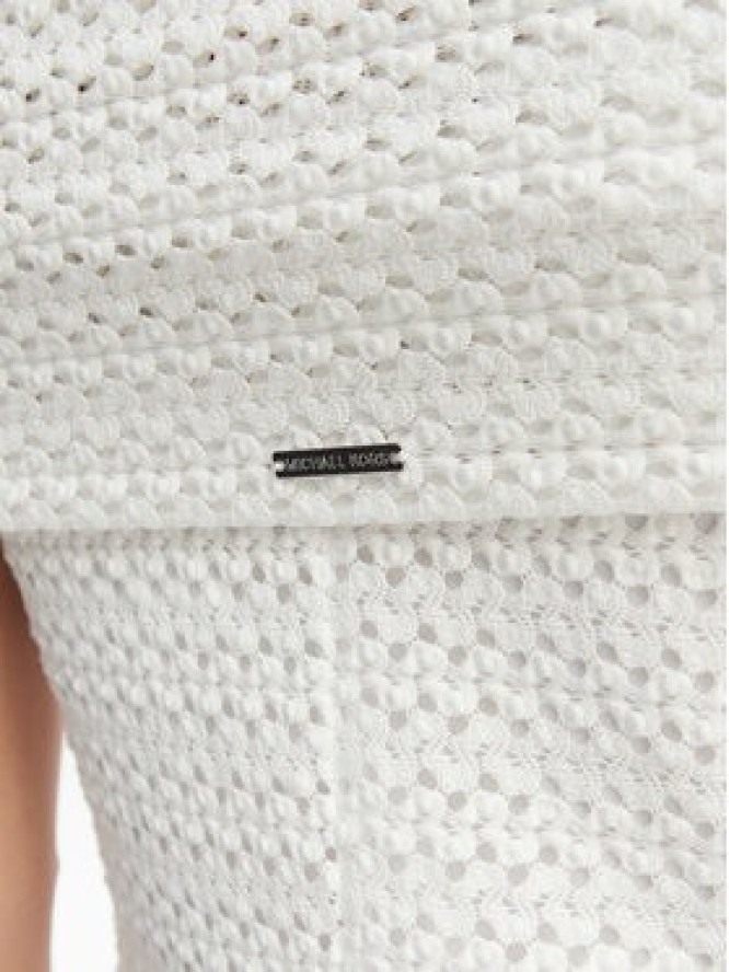 MICHAEL Michael Kors Sukienka codzienna MS683E1KS1 Biały Slim Fit