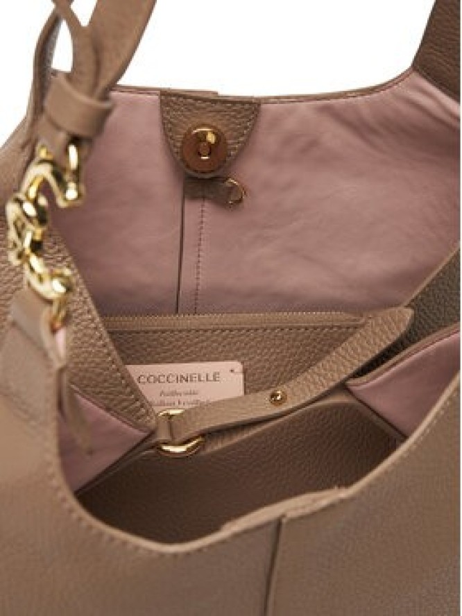 Coccinelle Torebka Coccinelle C-Easy E1 SHA 11 01 01 Beżowy
