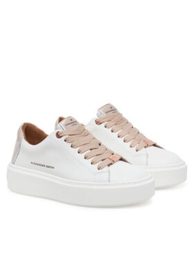 Alexander Smith Sneakersy London High ALBBLHW 8402 Biały