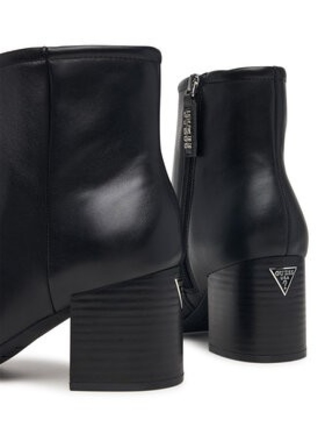 Guess Botki FLFALE LEA10 Czarny