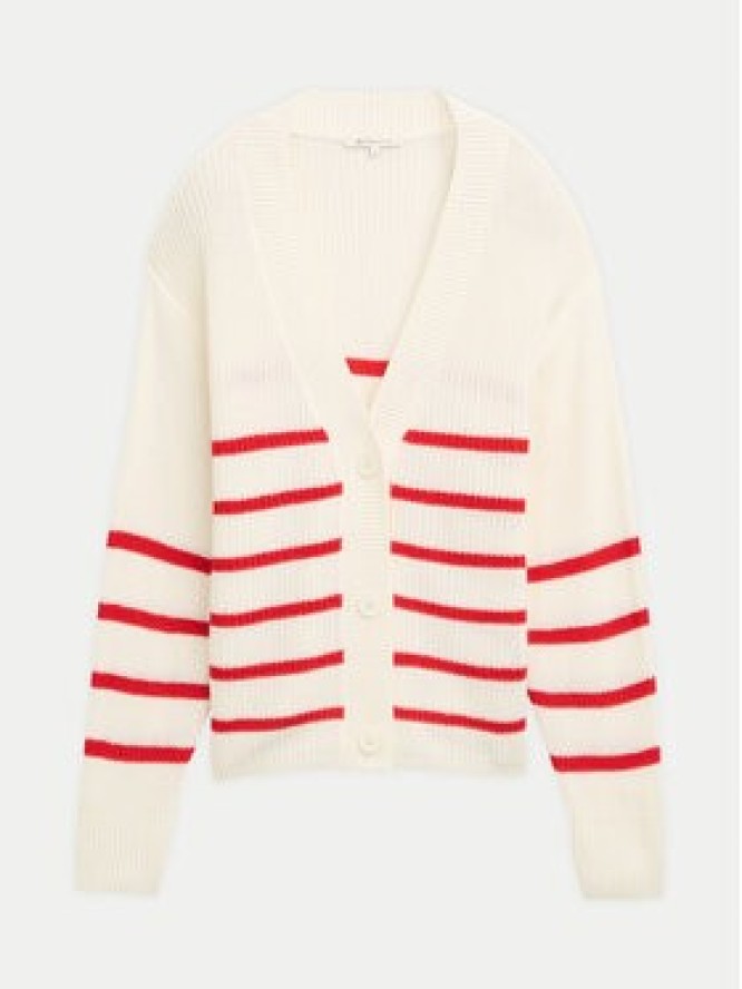 Tom Tailor Denim Kardigan 1043311 Beżowy Regular Fit