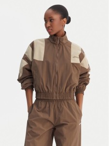 adidas Bluza Blocked Washed KD8787 Brązowy Oversize