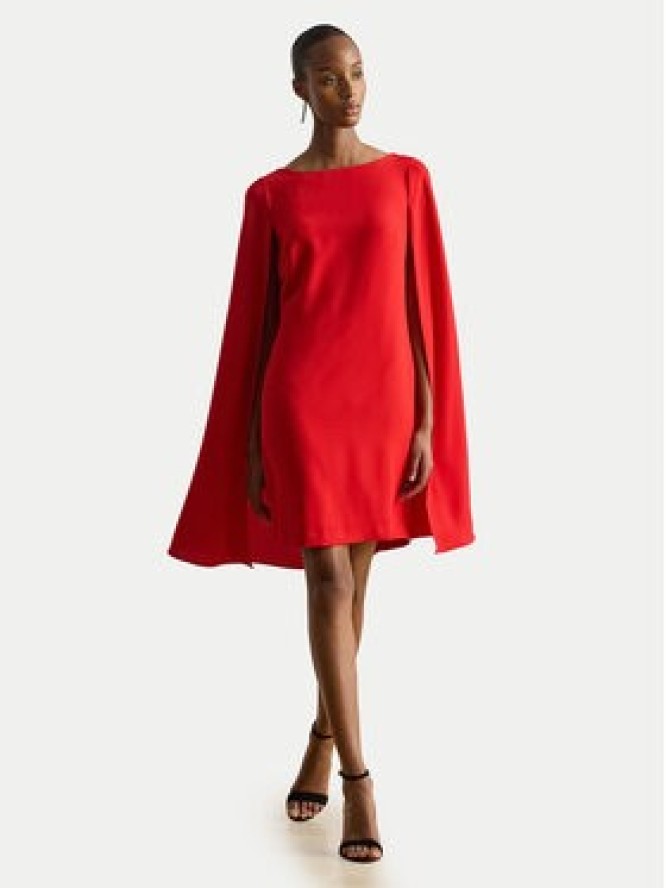 LAUREN RALPH LAUREN Sukienka koktajlowa 253980921009 Czerwony Slim Fit