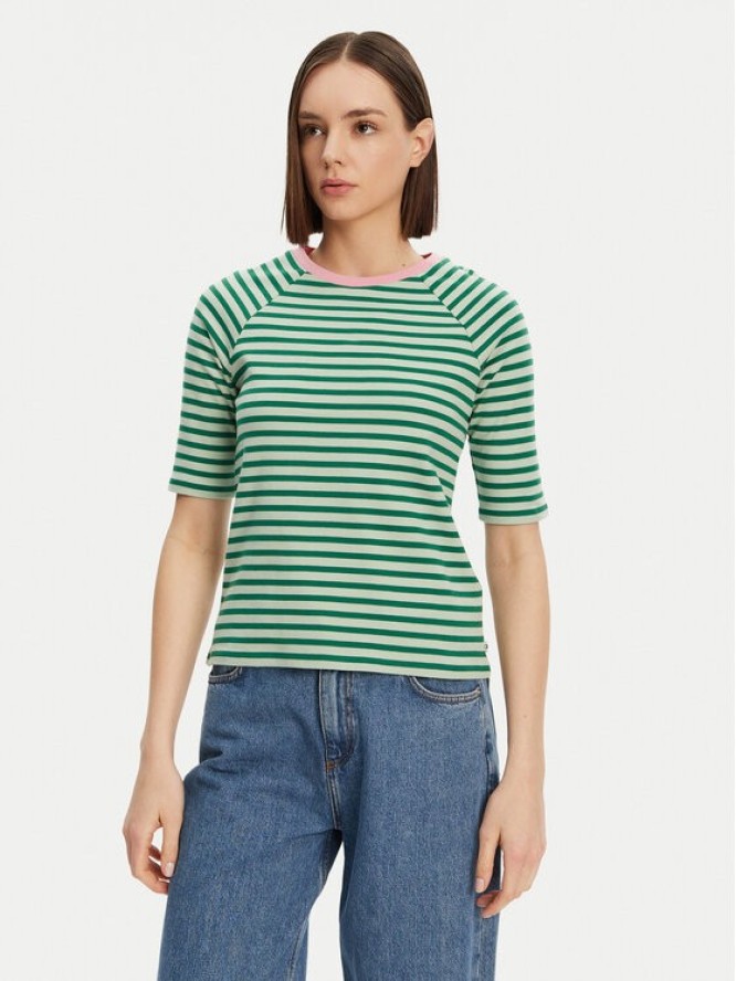 Tom Tailor Denim T-Shirt 1045410 Zielony Regular Fit