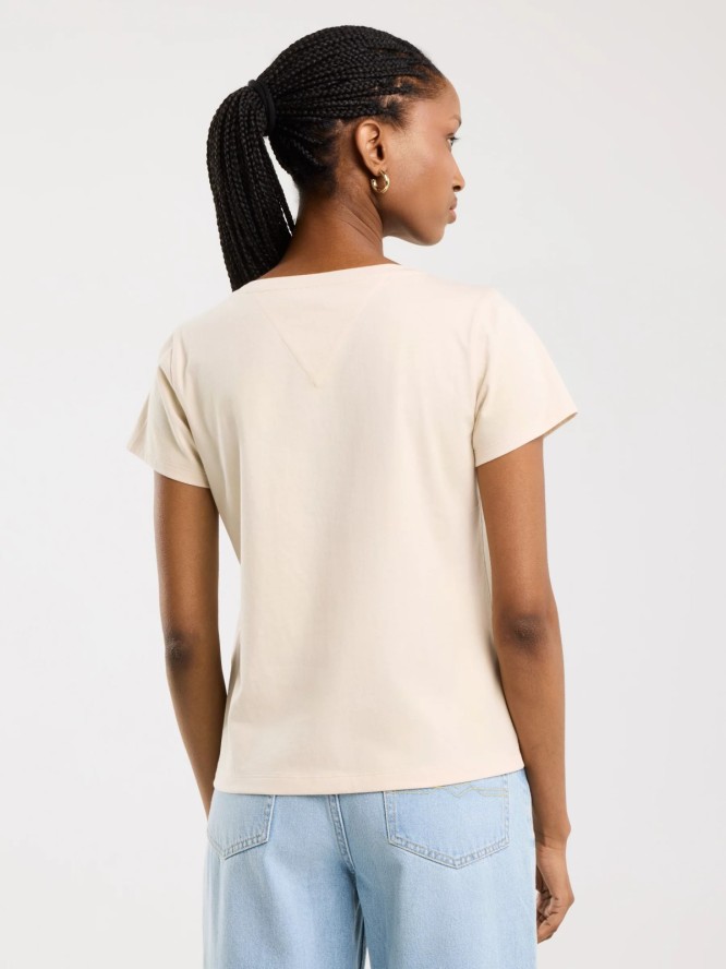 Koszulka damska z nadrukiem kremowa Alota 103