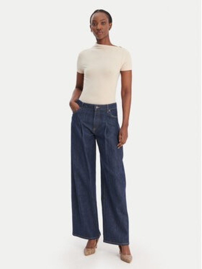 Guess Bluzka W6RP16 KD012 Beżowy Regular Fit