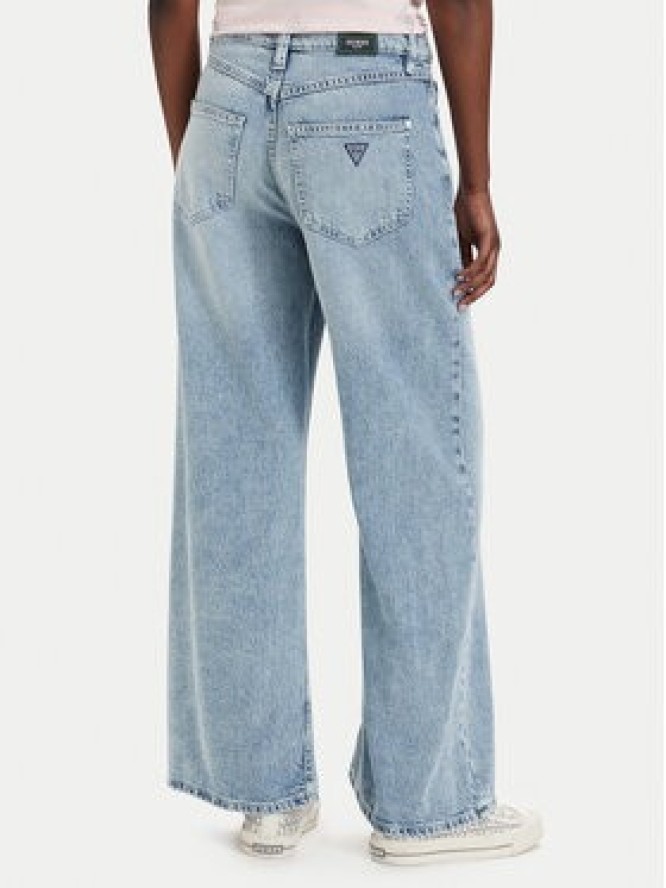 Guess Jeansy W6GA82 D0697 Niebieski jasny Relaxed Fit