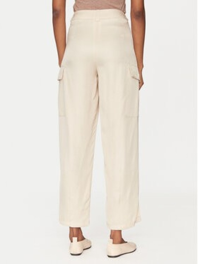 Marella Spodnie materiałowe Aia 2515131071 Beżowy Loose Fit