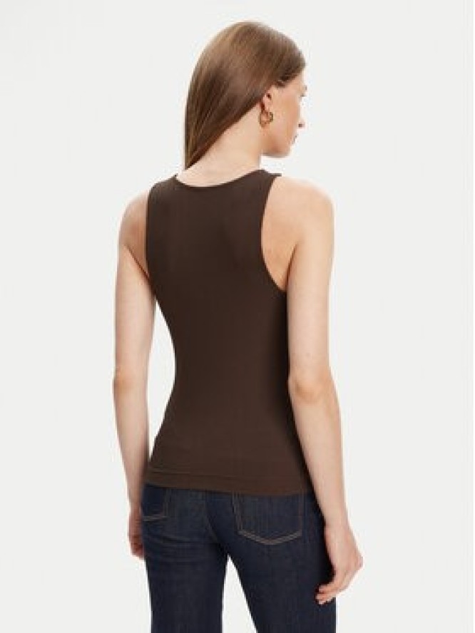 Guess Top W5GP57 KCV52 Brązowy Regular Fit