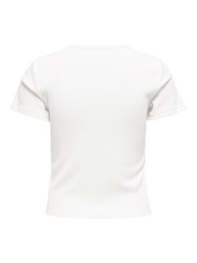 ONLY T-Shirt Daniella 15350554 Biały Slim Fit