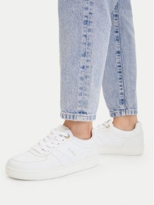 Guess Sneakersy FLPNAM ELE12 Biały