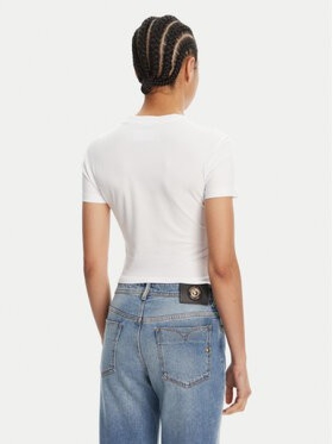 Versace Jeans Couture T-Shirt 78HAHC05 Biały Slim Fit