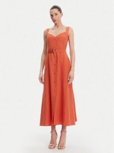 Liu Jo Sukienka letnia WA5312 T4818 Pomarańczowy Regular Fit