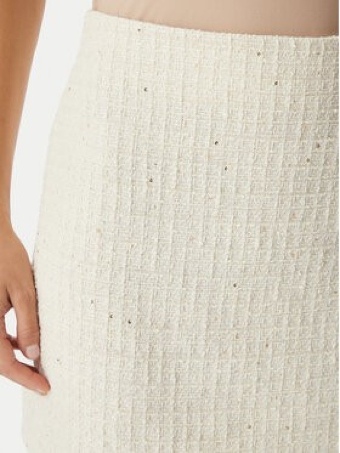 Rinascimento Spódnica ołówkowa CFC0128067003 Beżowy jasny Slim Fit