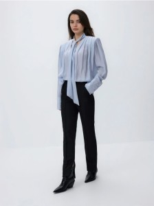 Spodnie z suwakami - czarny