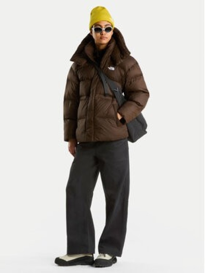 The North Face Kurtka zimowa Puffer NF0A8J6HNMF1 Brązowy ciemny Oversize