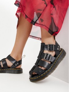Dr. Martens Sandały Garin Czarny