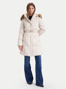 Guess Kurtka puchowa W5BL30 W2802 Écru Regular Fit