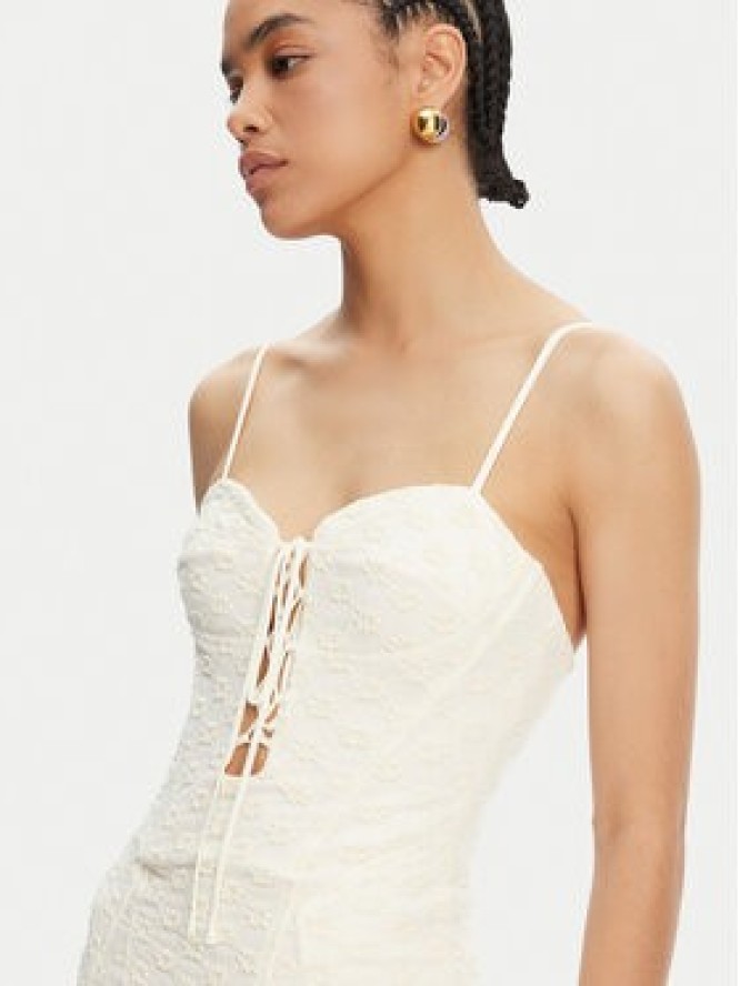 Bardot Sukienka koktajlowa Delaney 59928DB Beżowy Regular Fit