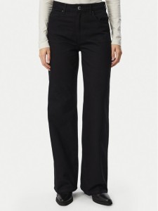 Guess Jeansy W6BA1A D2578 Czarny Wide Leg