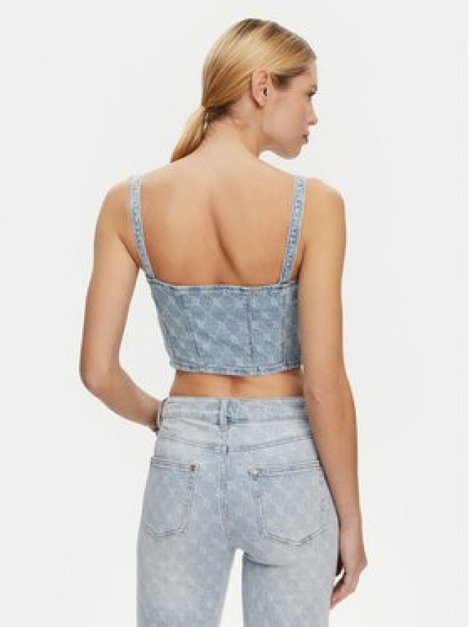 Gaudi Top 511BD46001 Niebieski Slim Fit