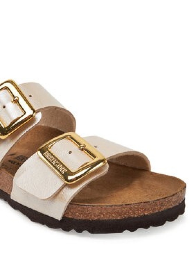 Birkenstock Klapki Sydney Cushion Buckle 1029492 Écru