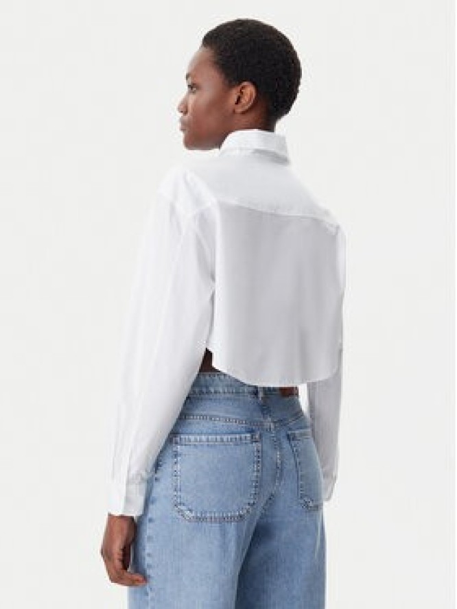 Calvin Klein Jeans Koszula J20J225078 Biały Relaxed Fit