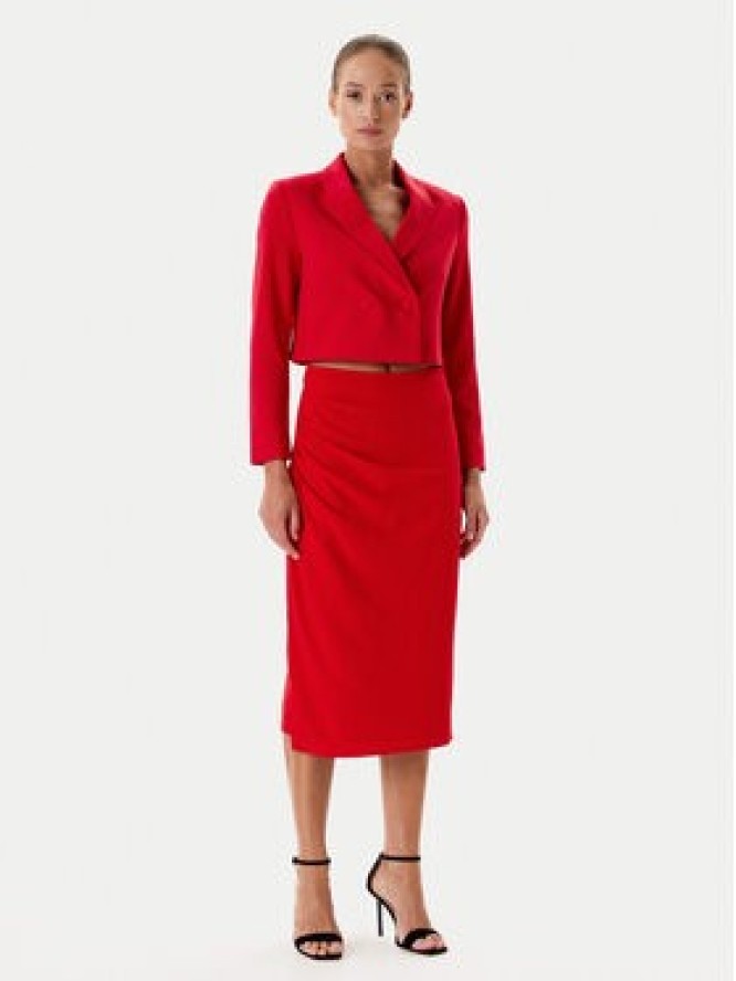 Tatuum Spódnica ołówkowa Sinia T2508.173 Czerwony Regular Fit