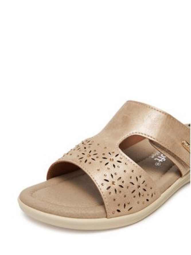 Go Soft Klapki LAH3T9092-5 Beżowy