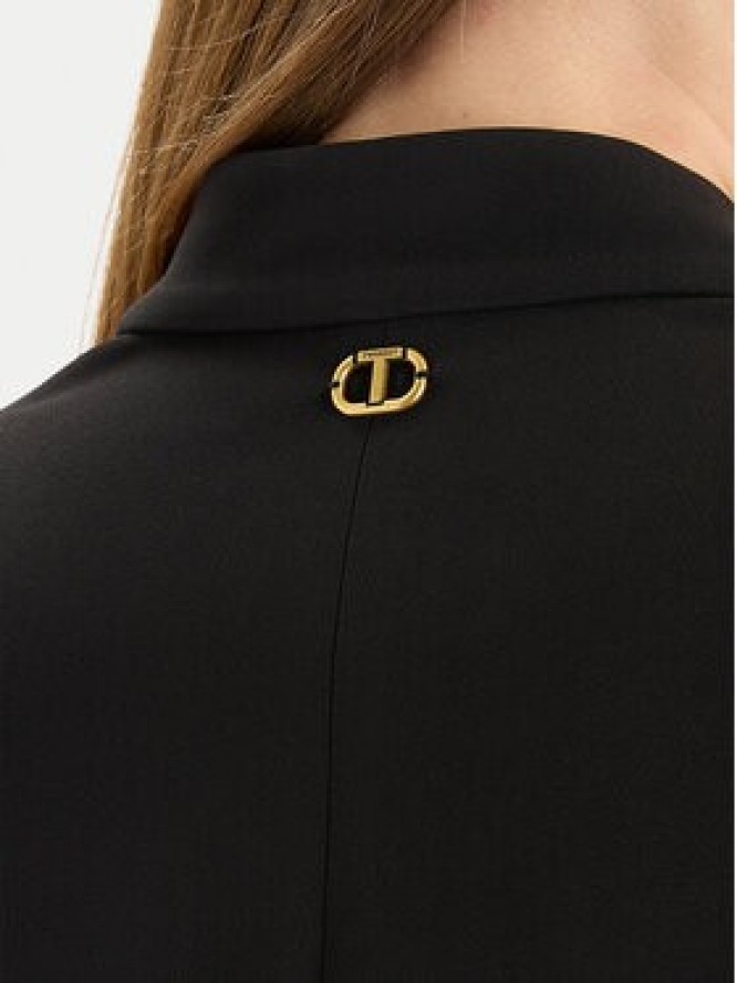 TWINSET Marynarka 252TT2400 Czarny Wide Fit