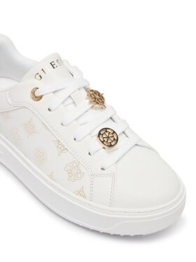 Guess Sneakersy FLFDUE ELE12 Biały