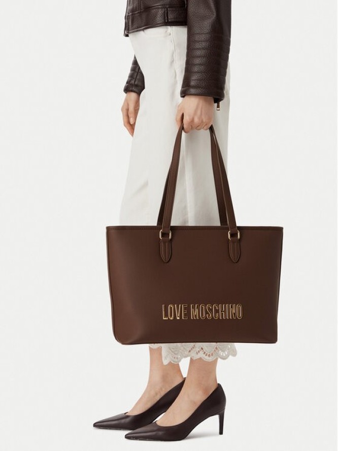 LOVE MOSCHINO Torebka JC4190PP1PKD0300 Brązowy