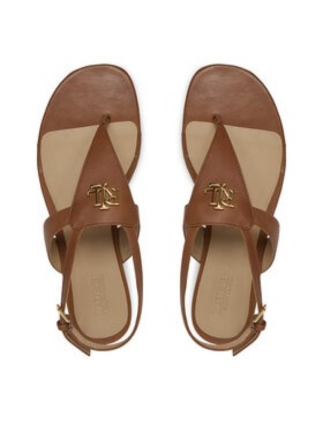 LAUREN RALPH LAUREN Sandały Everley 802959145002 Brązowy
