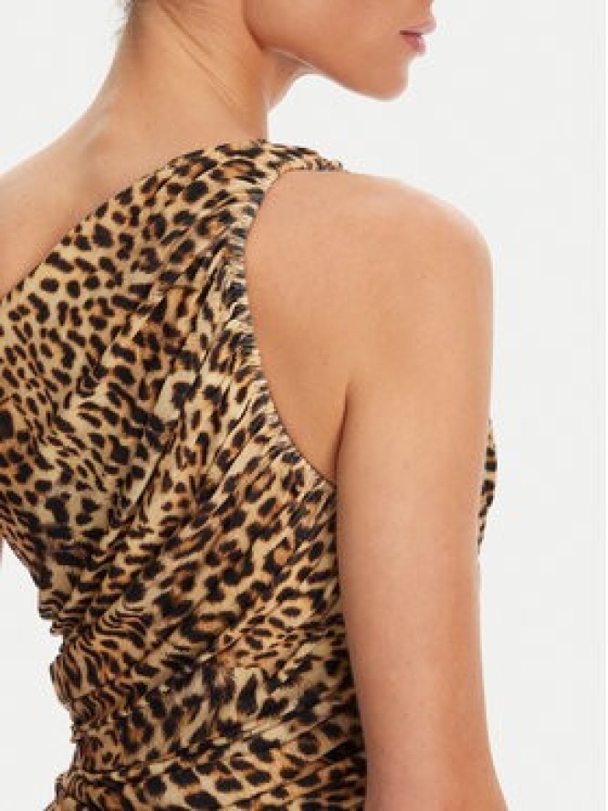 NORMA KAMALI Sukienka koktajlowa Diana KK4243PLD07656 Brązowy