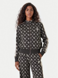 Guess Bluza V5YQ07 K0282 Zielony Regular Fit