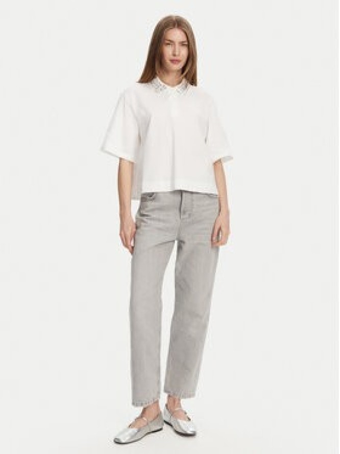 Marella Polo Gonzaga 2513951014 Biały Relaxed Fit