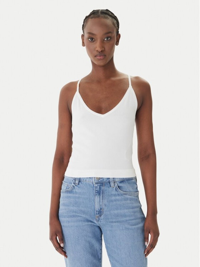 Guess Top O6GR01 Z5302 Biały Regular Fit