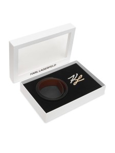 KARL LAGERFELD Pasek Damski B1W33044 Czarny