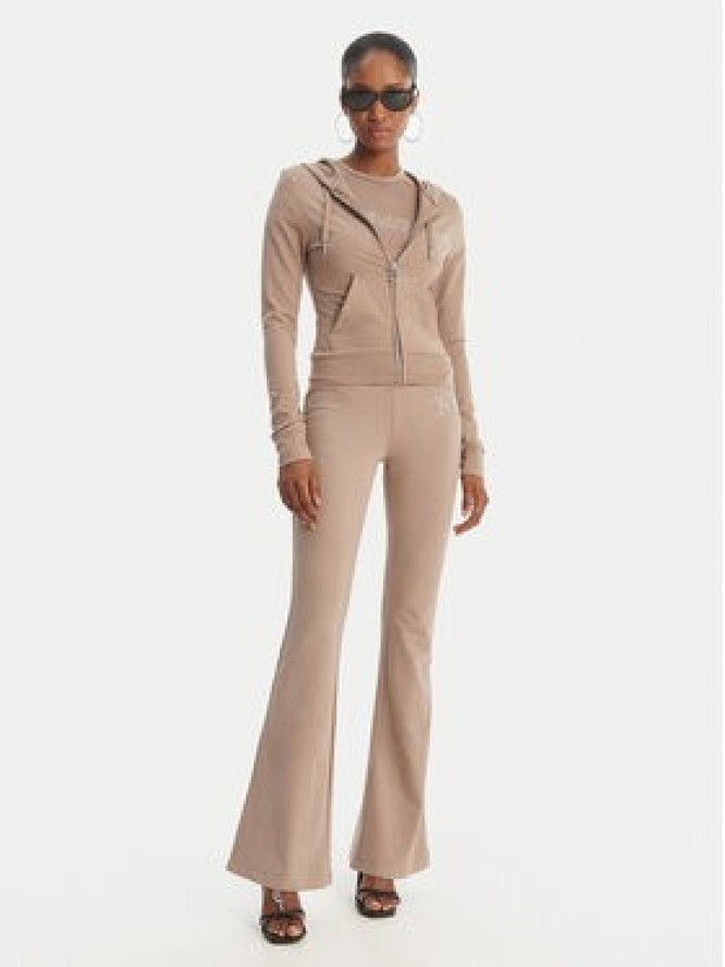 Juicy Couture Spodnie dresowe Christine JCWBJ126309 Beżowy Flared Leg
