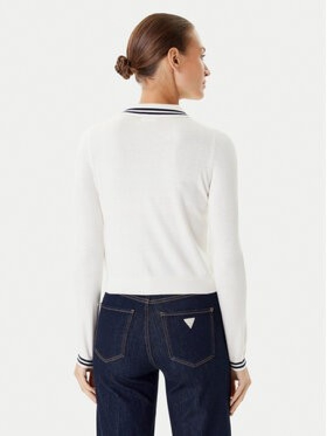 Guess Jeans Kardigan W5YR32 Z3HO2 Écru Regular Fit