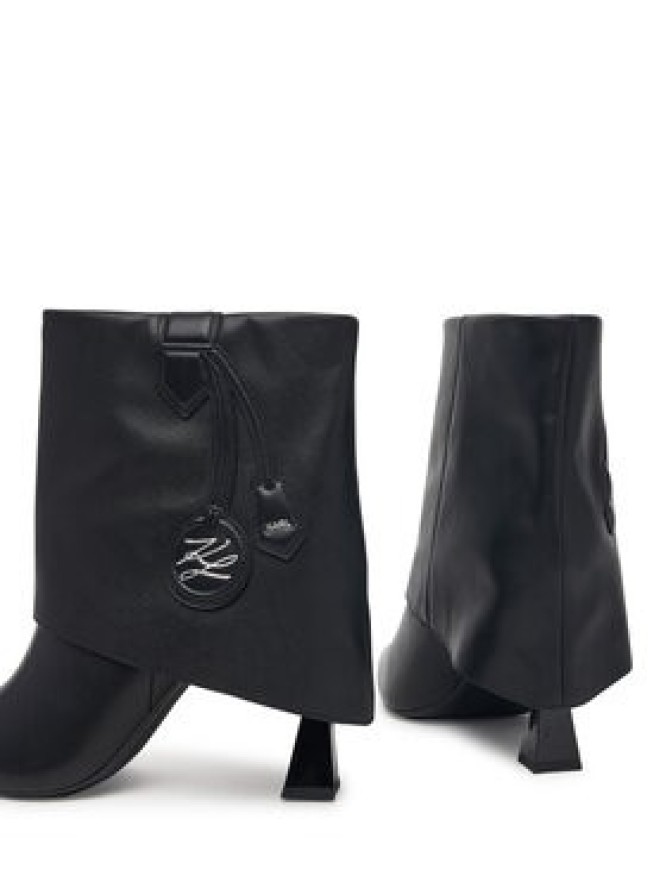 KARL LAGERFELD Botki Debutante KL32045A Czarny
