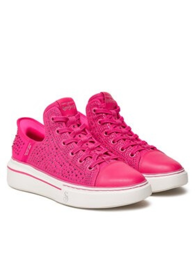 Skechers Sneakersy Snoop One-Rhine-Stoned 186005/PNK Różowy