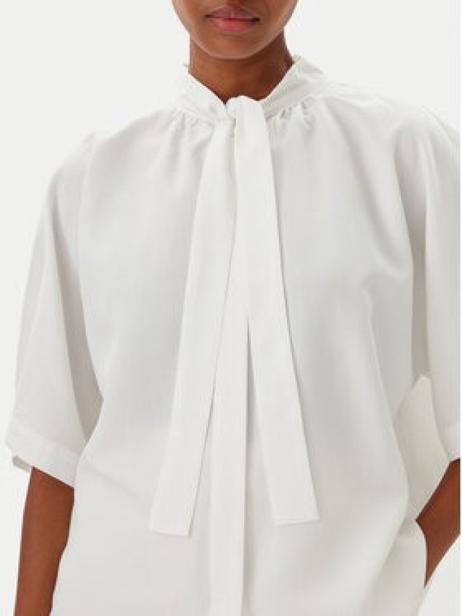 Marc O'Polo Bluzka 503 0840 41013 Biały Relaxed Fit