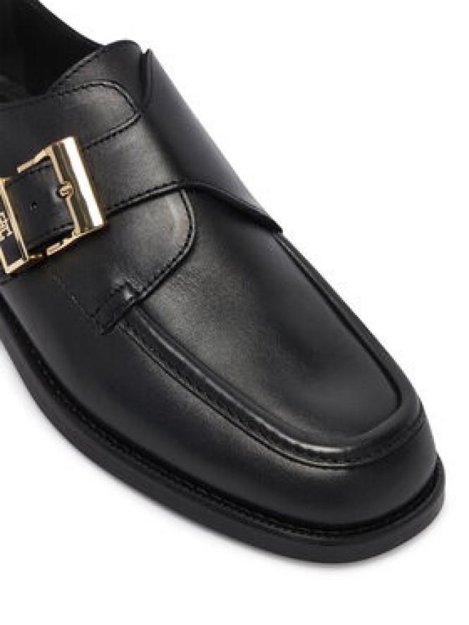 Tommy Hilfiger Półbuty Th Buckle Moc Toe Loafers FW0FW09536 Czarny