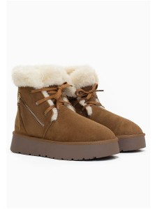 ISLAND BOOT Botki zimowe "Celeste" w kolorze brązowym rozmiar: 38