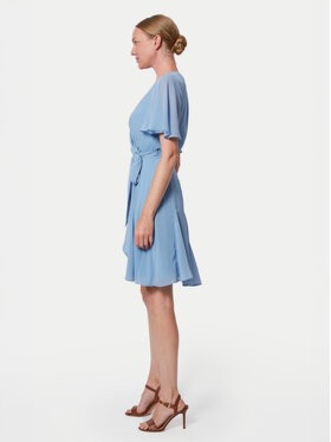 LAUREN RALPH LAUREN Sukienka koktajlowa 250938944003 Niebieski Regular Fit